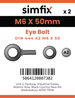 Simfix product label - 444A206050-D