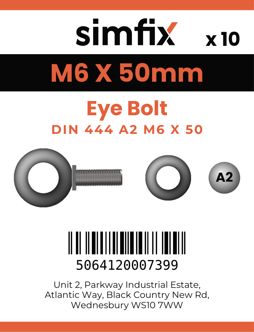 Simfix product label - 444A206050-T