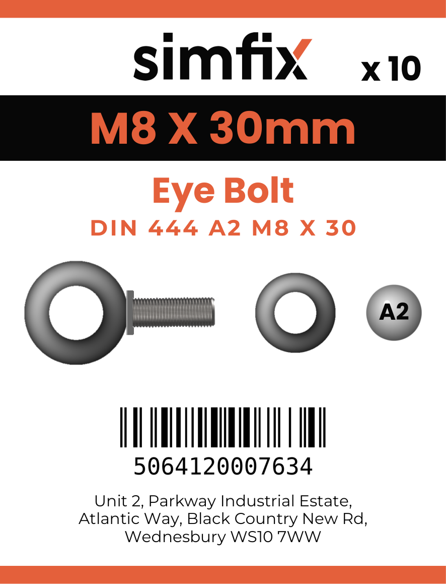 Simfix product label - 444A208030-T