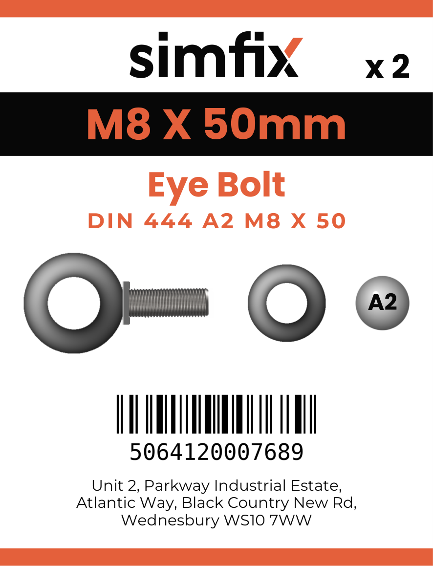 Simfix product label - 444A208050-D