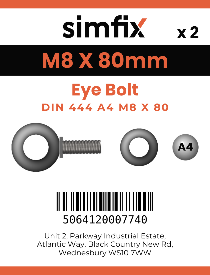 Simfix product label - 444A408080-D