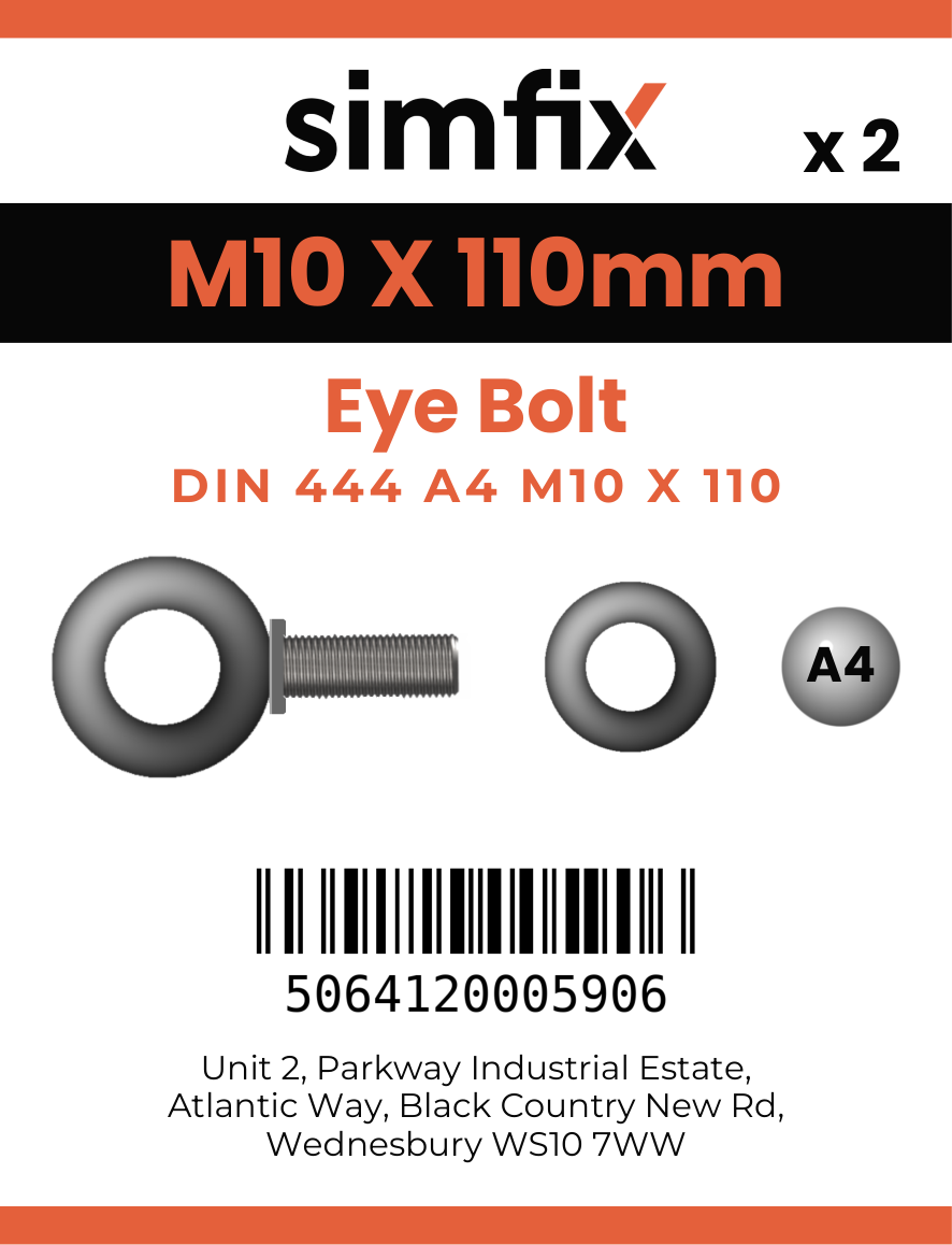 Simfix product label - 444A410110-D