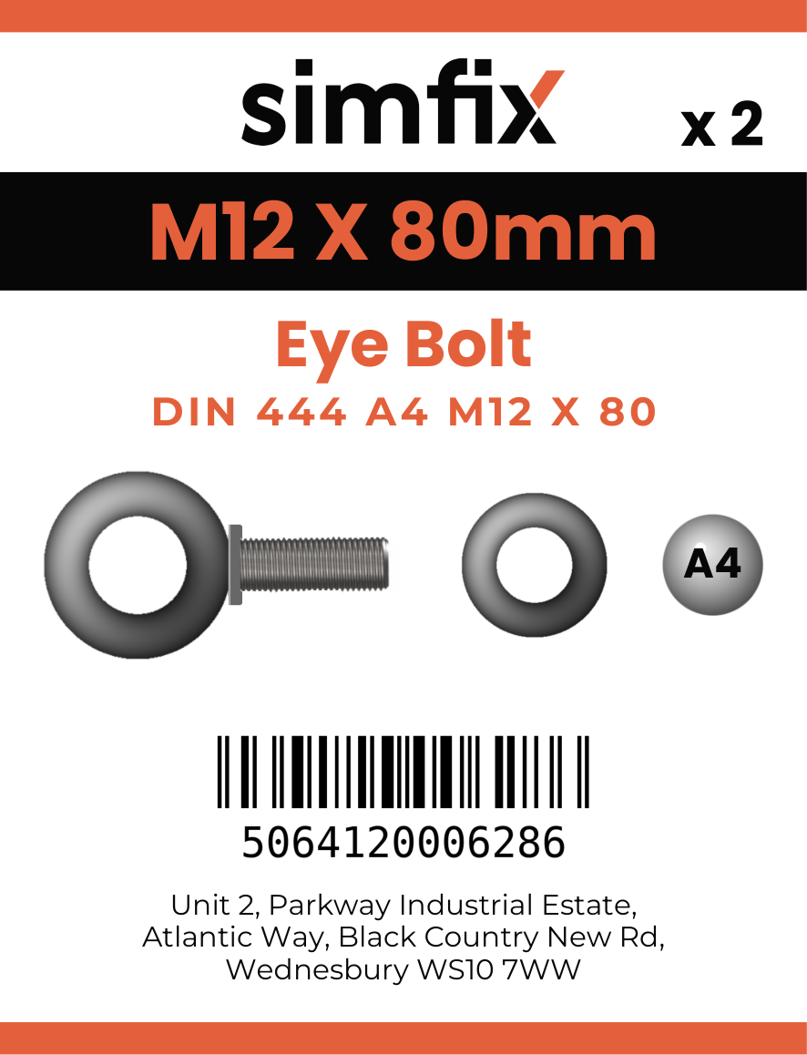 Simfix product label - 444A412080-D