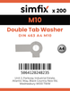 Simfix product label - 463A4105-T