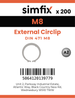 Simfix product label - 471SS420008-T