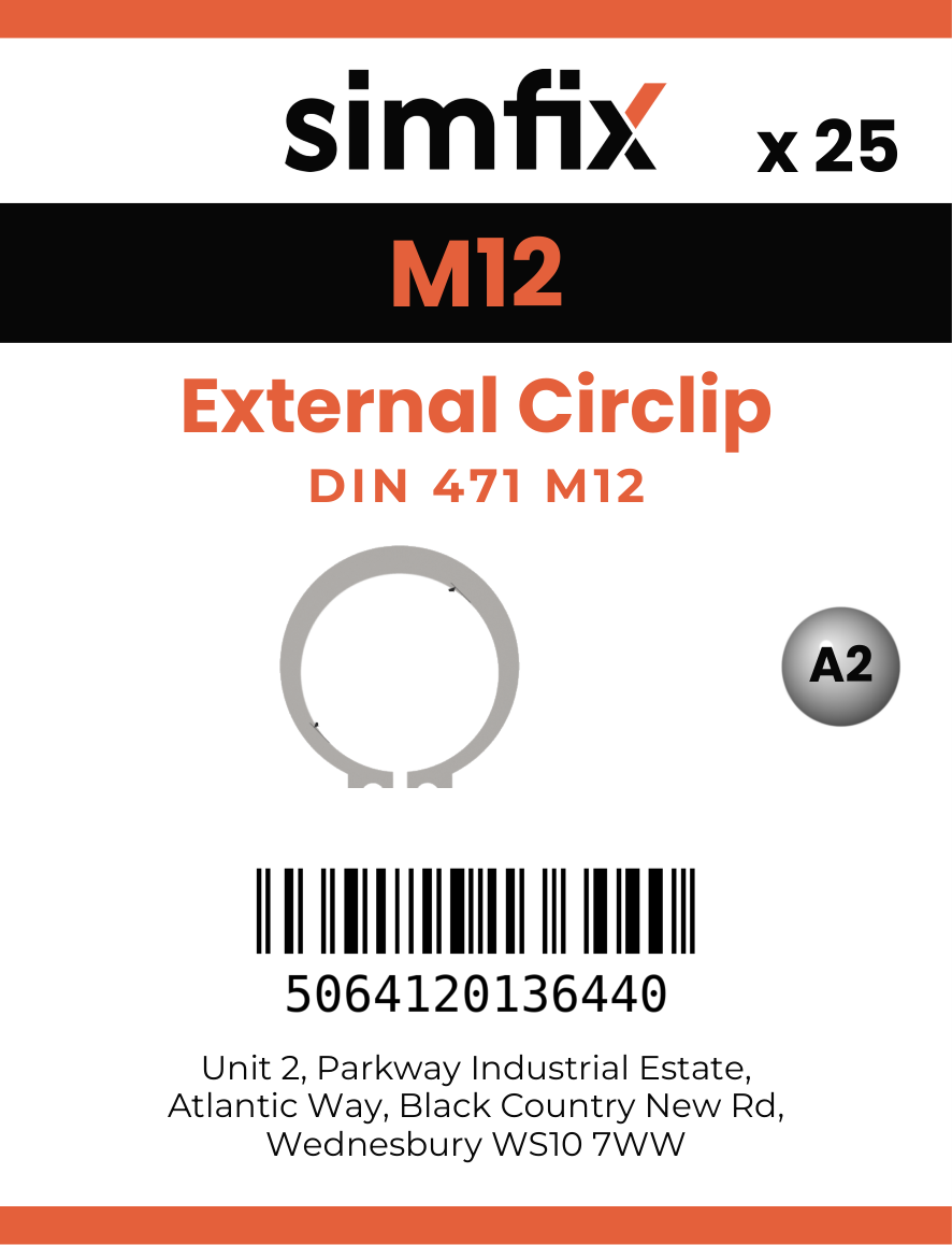 Simfix product label - 471SS420012-D