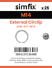 Simfix product label - 471SS420014-D