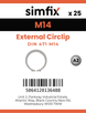 Simfix product label - 471SS420014-D