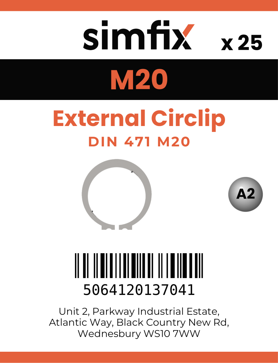 Simfix product label - 471SS420020-D