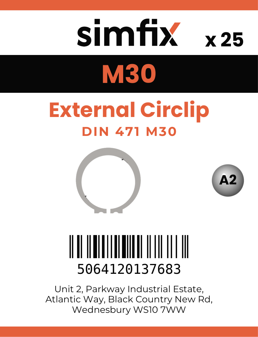 Simfix product label - 471SS420030-D