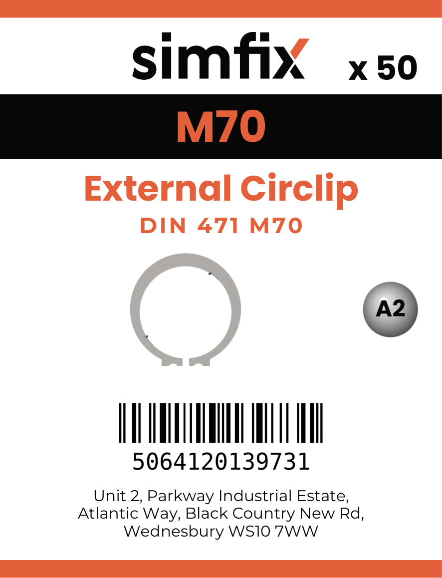Simfix product label - 471SS420070-T