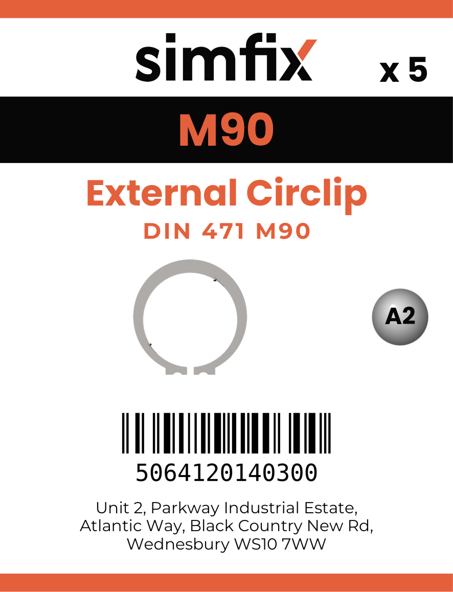 Simfix product label - 471SS420090-D