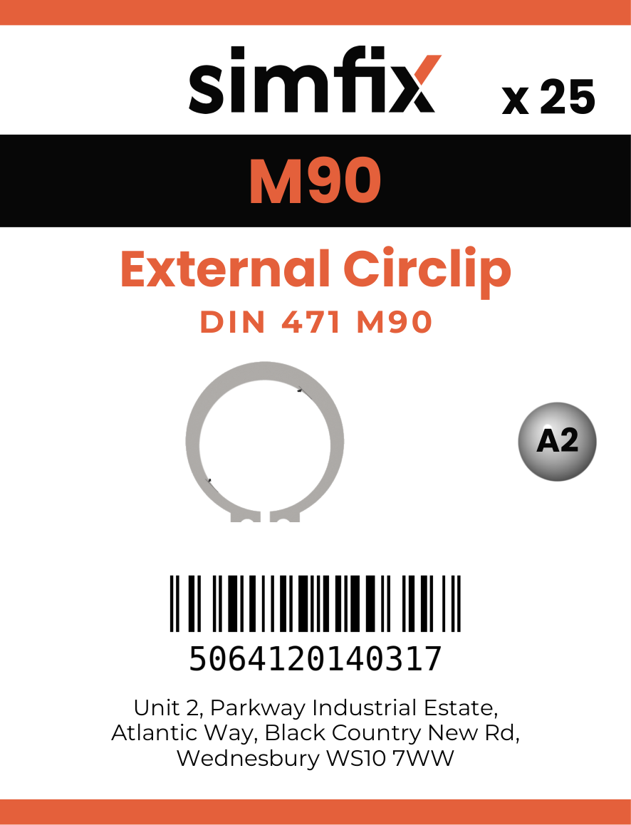 Simfix product label - 471SS420090-T
