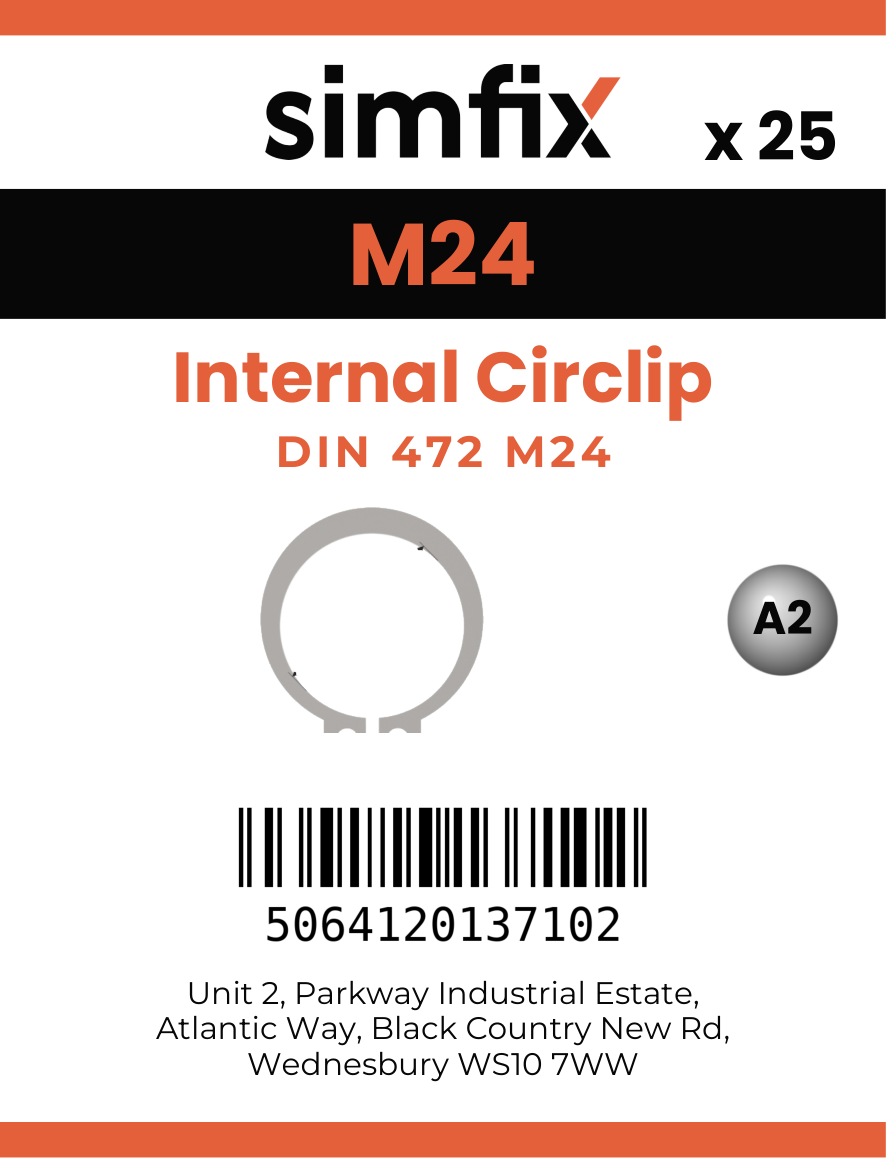 Simfix product label - 472SS420024-D