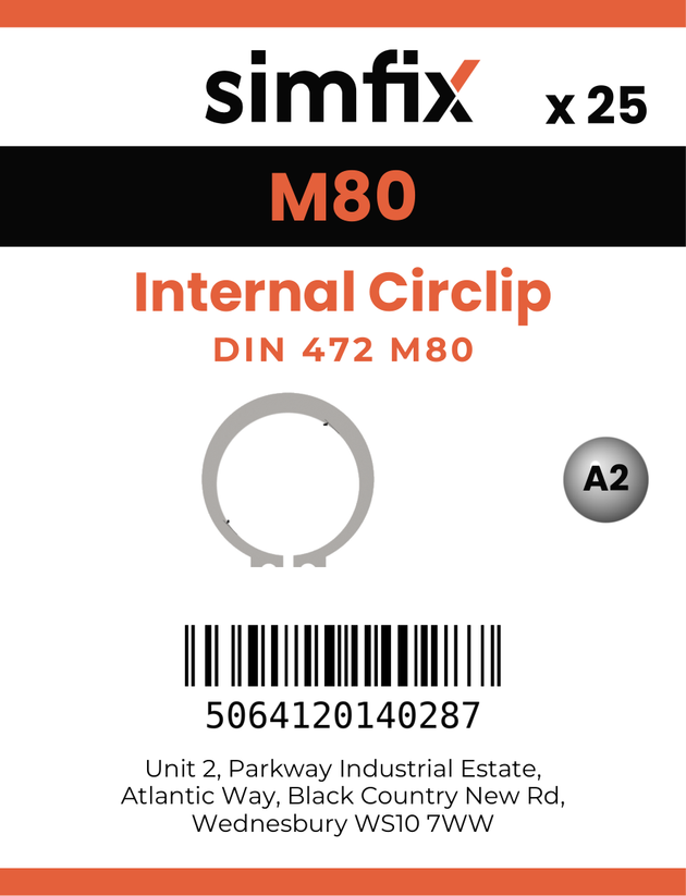 Simfix product label - 472SS420080-D