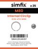 Simfix product label - 472SS420080-D