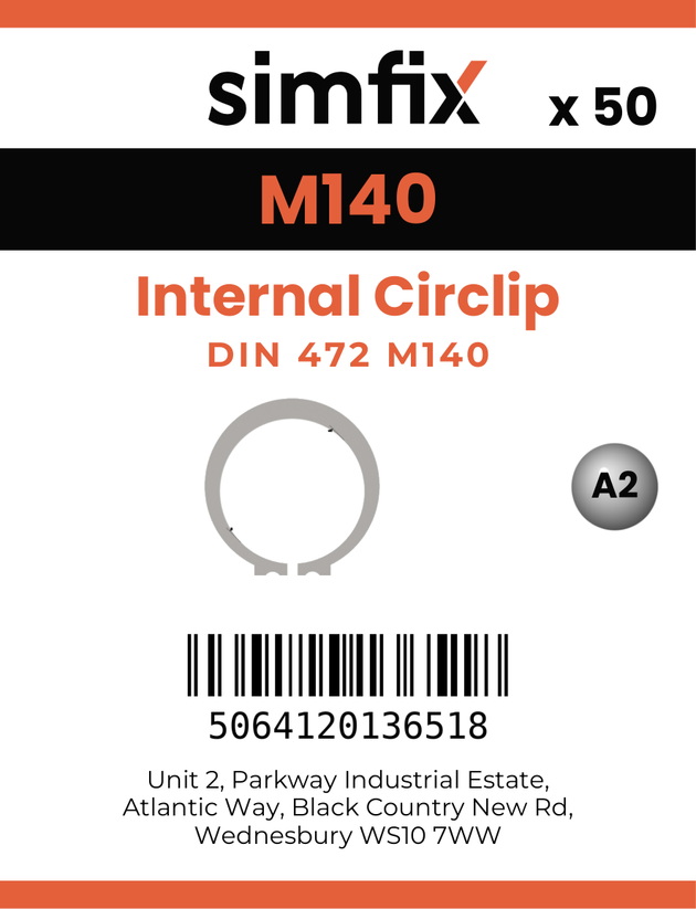 Simfix product label - 472SS420140-T