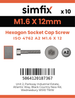 Simfix product label - 4762A201601270-D