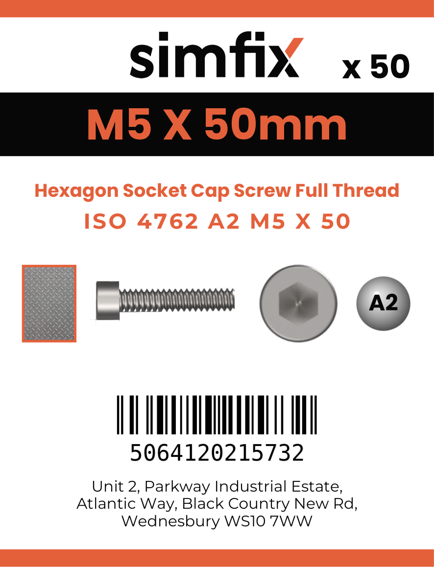 Simfix product label - 4762A20505070FT-T