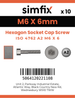 Simfix product label - 4762A20600670-D