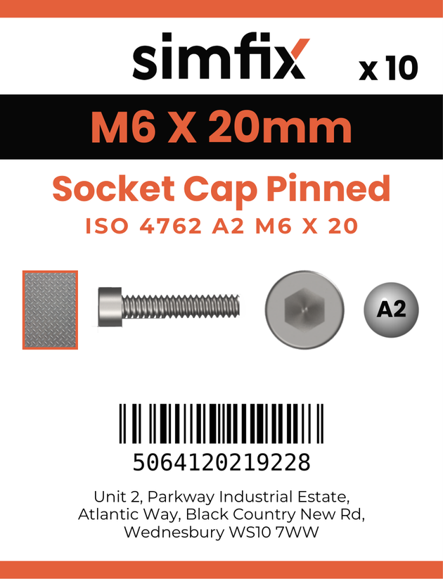 Simfix product label - 4762A206020PIN-D