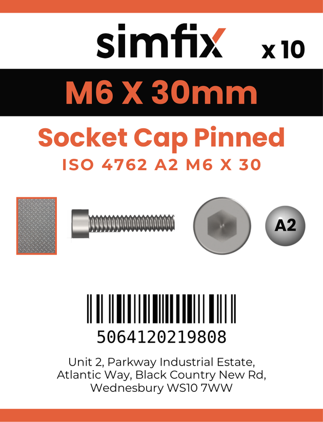 Simfix product label - 4762A206030PIN-D