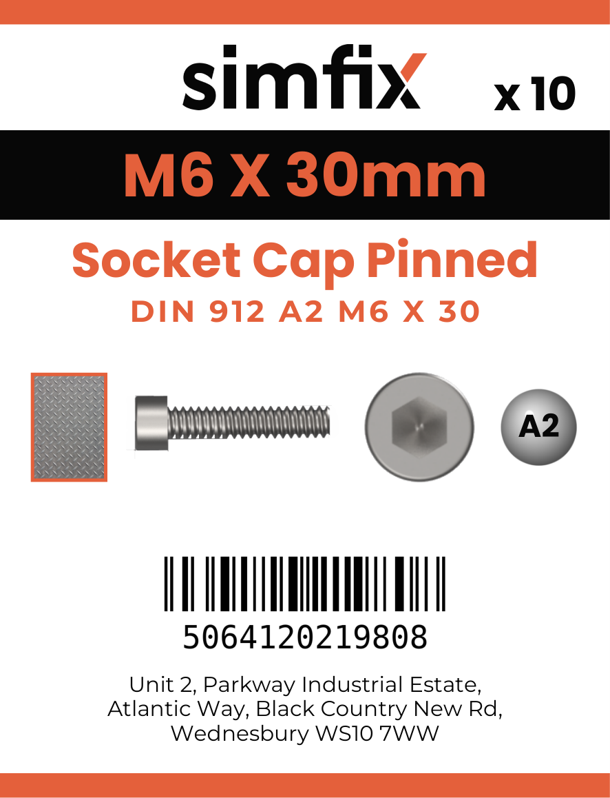 Simfix product label - 4762A206030PIN-D