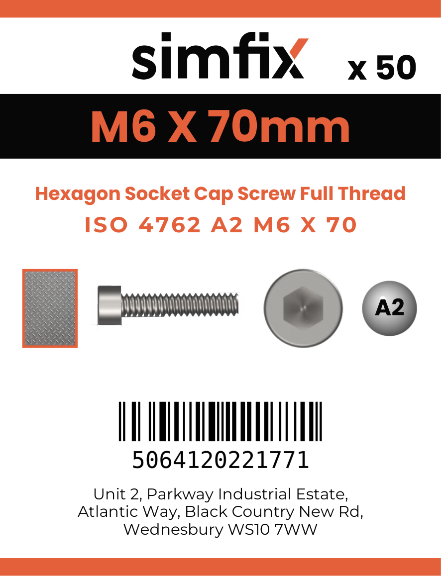Simfix product label - 4762A20607070FT-T