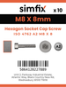 Simfix product label - 4762A20800870-D