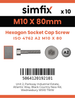 Simfix product label - 4762A21008070-D