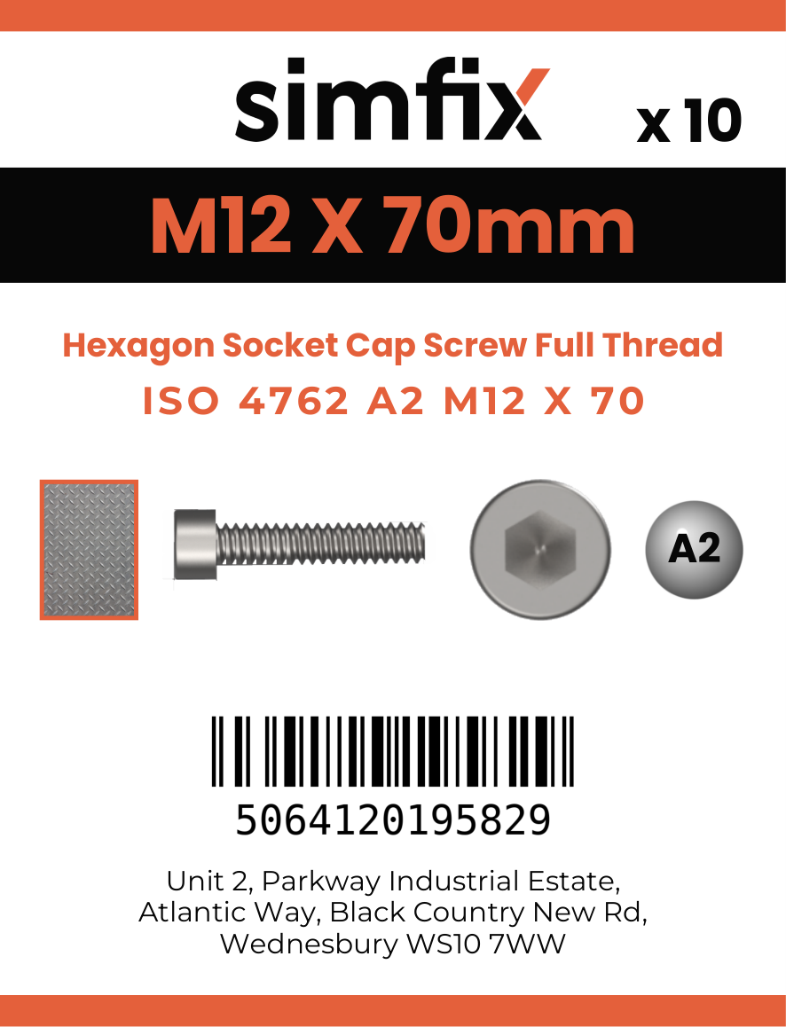 Simfix product label - 4762A21207070FT-D