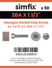 Simfix product label - 4762A22BA038-T