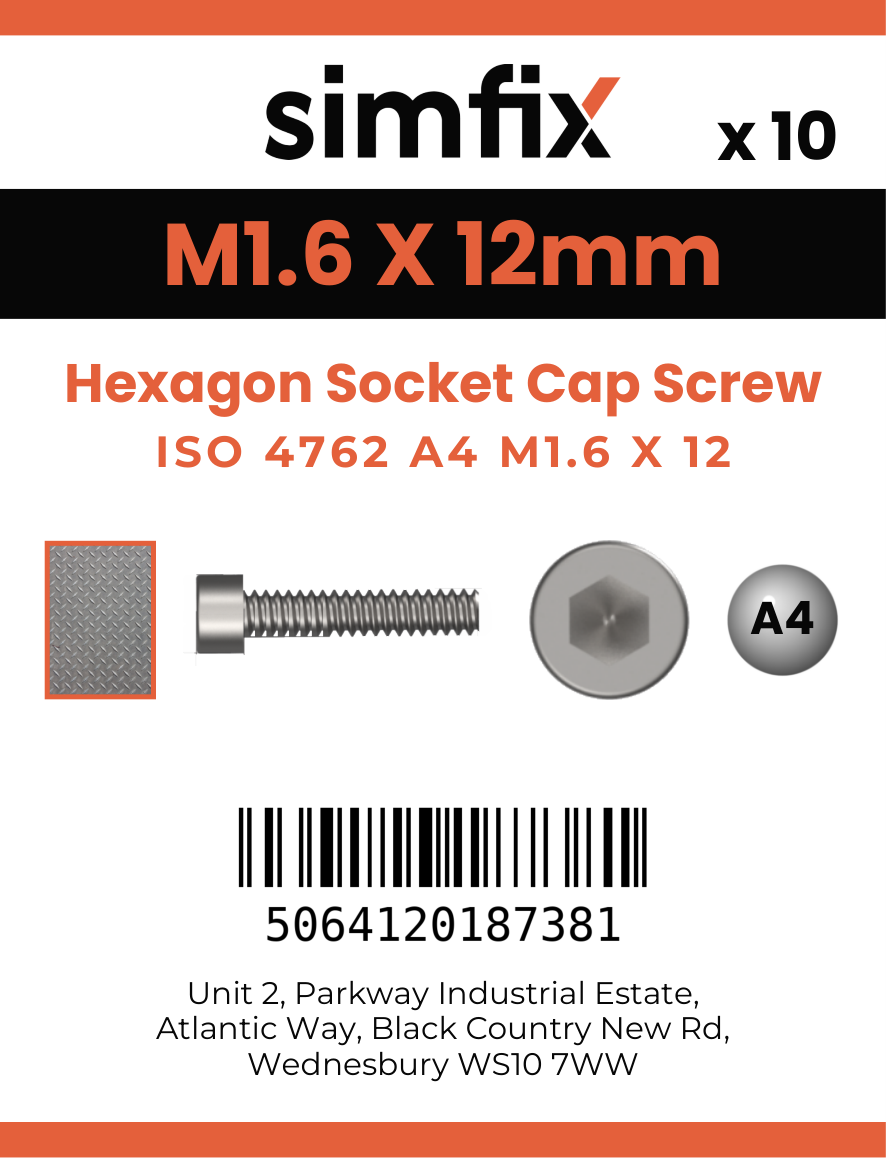 Simfix product label - 4762A401601270-D