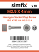 Simfix product label - 4762A402500470-D