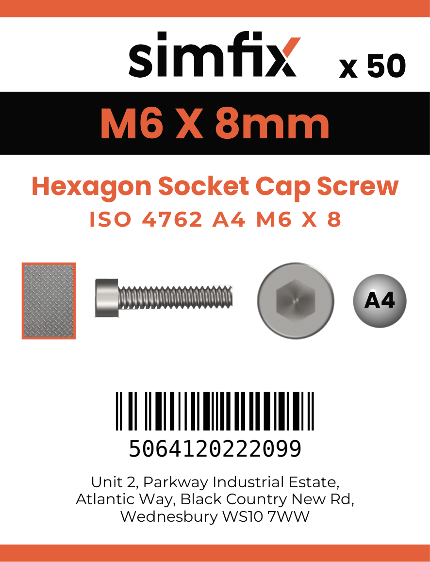 Simfix product label - 4762A40600870-T