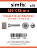 Simfix product label - 4762A40601270-D