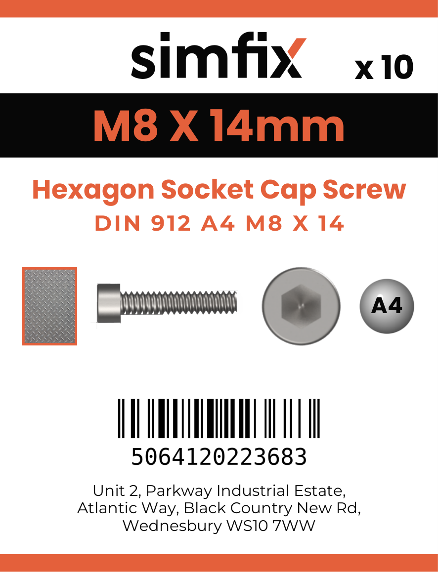 Simfix product label - 4762A40801470-D