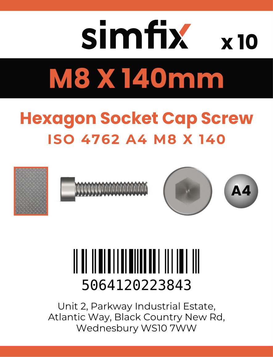 Simfix product label - 4762A40814080-D