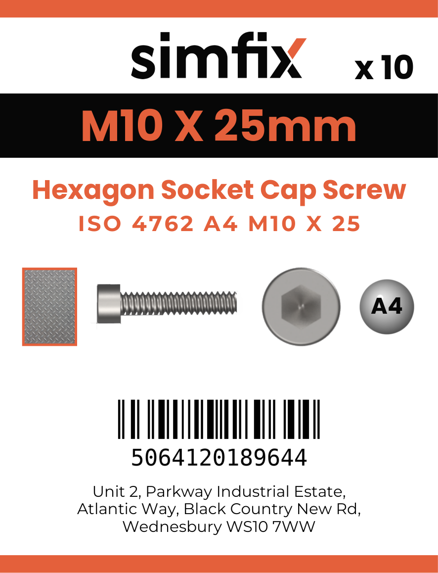 Simfix product label - 4762A41002570-D