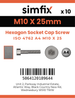 Simfix product label - 4762A41002570-D