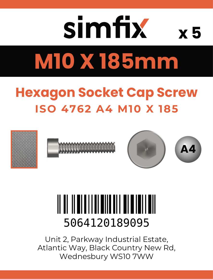 Simfix product label - 4762A41018580-T