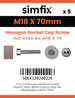 Simfix product label - 4762A41807070-D