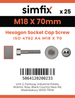 Simfix product label - 4762A41807070-T