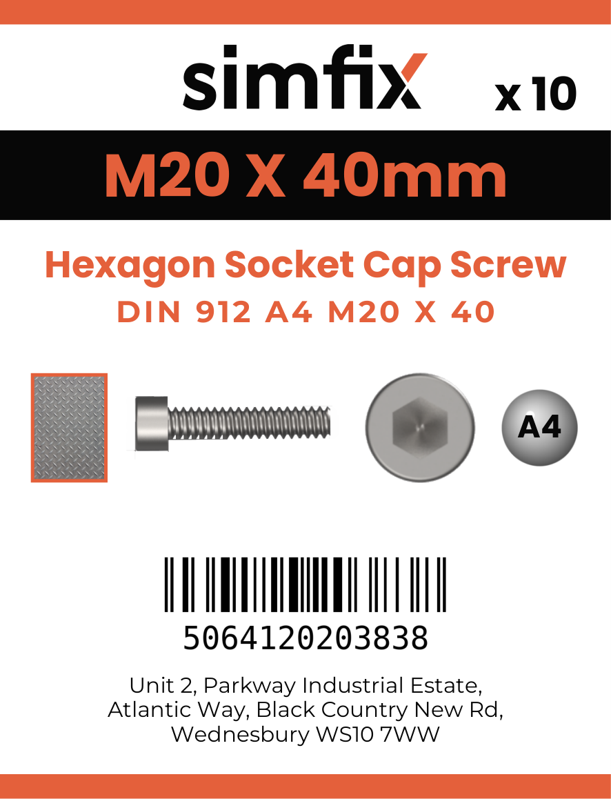 Simfix product label - 4762A42004070-T