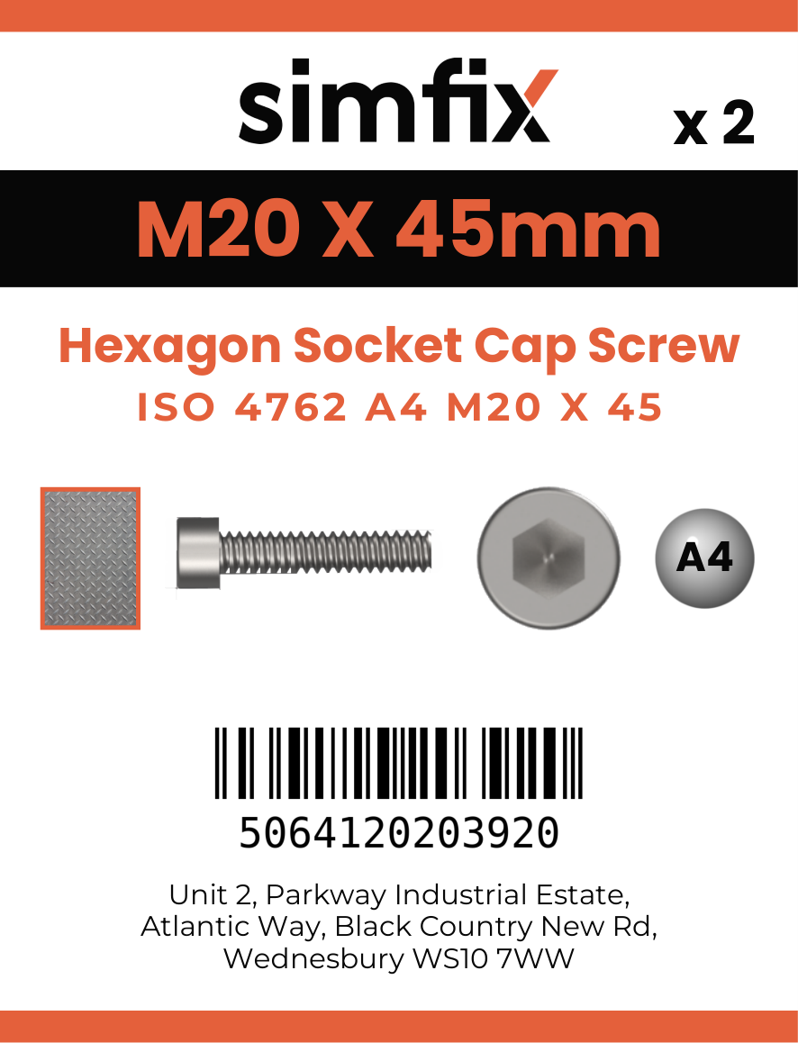 Simfix product label - 4762A42004570-D