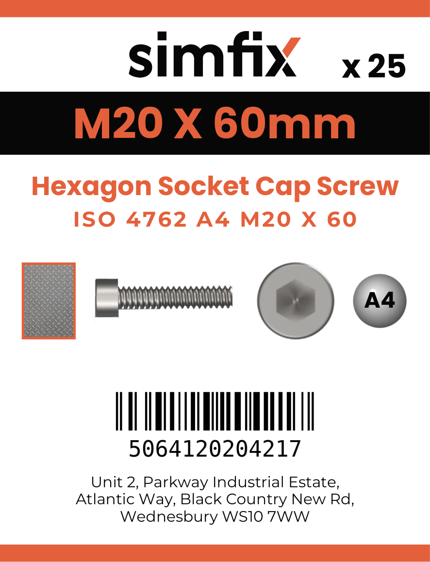 Simfix product label - 4762A42006070-T