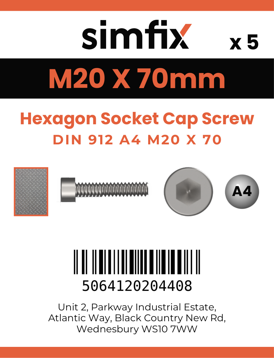 Simfix product label - 4762A42007080-D