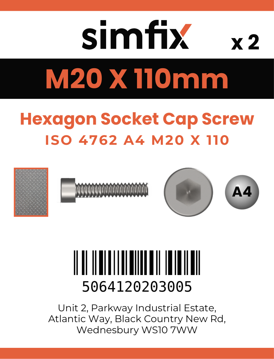 Simfix product label - 4762A42011080-D