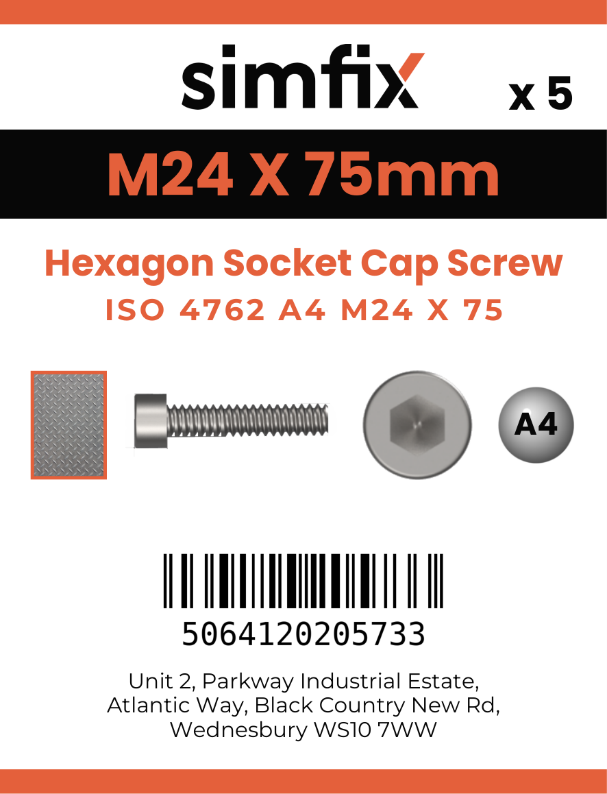 Simfix product label - 4762A42407570-T