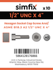 Simfix product label - 4762UA212101-D